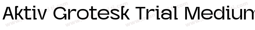 Aktiv Grotesk Trial Medium字体转换